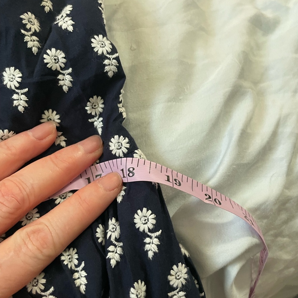 J. Crew Black Maxi Dress with White Floral Motif - Picture 15 of 16